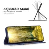 Peňaženkové kožené puzdro BLOCK na Samsung Galaxy A54 5G – Modrá