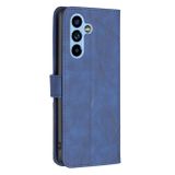 Peňaženkové kožené puzdro RHOMBUS na Samsung Galaxy A54 5G – Modrá