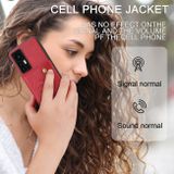 Peňaženkové kožené puzdro BUCKLE na Xiaomi 12T / 12T Pro – Červená