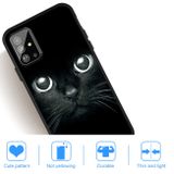 Gumený kryt na Samsung Galaxy S20+ Pattern Printing Embossment - Whiskered cat