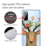 Gumený kryt TPU na Samsung Galaxy A41 - Flower Deer