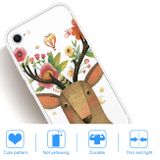 Gumený kryt na iPhone SE (2020) - Flower Deer