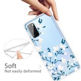 Gumený kryt TPU na Samsung Galaxy A41 - Magnolia Flower