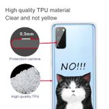 Gumený kryt TPU na Samsung Galaxy A41 - No Cat