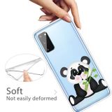 Gumený kryt TPU na Samsung Galaxy A41 - Bamboo Panda