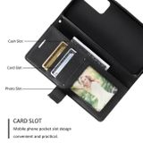 Peňaženkové kožené puzdro SKIN na Xiaomi 12 Lite – Čierna