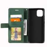 Peňaženkové kožené puzdro SPLICING na Xiaomi Redmi A1 – Zelená