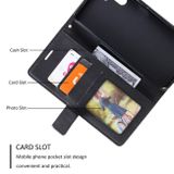 Peňaženkové kožené puzdro SPLICING na Samsung Galaxy A14 4G/5G – Čierna