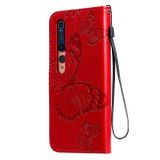 Peňaženkové 3D puzdro na Xiaomi Mi 10/Mi10 Pro - Červený
