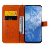 Peňaženkové 3D puzdro na Xiaomi Mi 10/Mi10 Pro - Oranžový