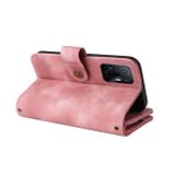 Peňaženkové kožené puzdro MULTIFUNCTIONAL na Xiaomi Mi 11T / 11T Pro – Ružovozlatá