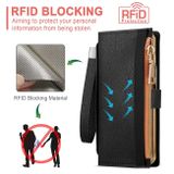 Peňaženkové kožené puzdro Celebrity RFID na Samsung Galaxy Z Fold4 - Čierna