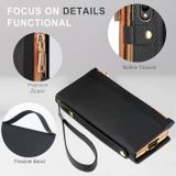 Peňaženkové kožené puzdro Celebrity RFID na Samsung Galaxy Z Fold4 - Čierna