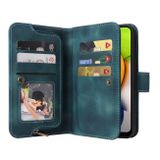 Multifunkčné peňaženkové puzdro na váš Samsung Galaxy A03 - Modrá