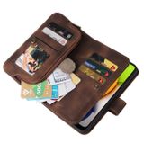Multifunkčné peňaženkové puzdro na váš Samsung Galaxy A03 - Hnedá