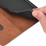 Peňaženkové kožené puzdro SKIN FEEL na Samsung Galaxy A54 5G – Hnedá
