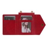 Peňaženkové kožené puzdro N.BEKUS Zipper na Samsung Galaxy Z Flip4 - Červená