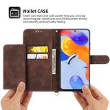 Peňaženkové kožené puzdro WALLET na Xiaomi 13 – Hnedá