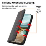 Peňaženkové puzdro Cubic Magnetic na Xiaomi 13 Pro - Čierna