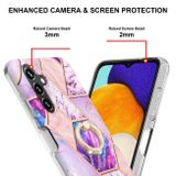 Gumený kryt SPLICING na Samsung Galaxy A14 4G/5G - Svetlofialová