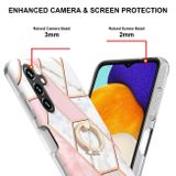 Gumený kryt SPLICING na Samsung Galaxy A14 4G/5G - Ružovobiela