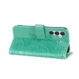 Peňaženkové kožené puzdro 7-PETAL na Samsung Galaxy A34 5G – Zelená
