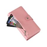 Peňaženkové kožené puzdro RIVET na Samsung Galaxy A14 4G/5G – Ružovozlatá