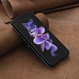 Kožený kryt Colored na Samsung Galaxy Z Flip4 - Slivka