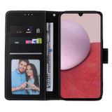 Peňaženkové kožené puzdro BRONZING na Samsung Galaxy A14 4G/5G – Čierna