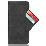 Peňaženkové kožené puzdro CALF na Xiaomi 12T / 12T Pro – Čierna