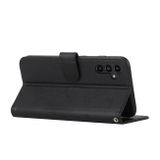 Peňaženkové kožené puzdro STITCHING na Samsung Galaxy A54 5G – Čierna