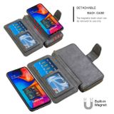 Peňaženkové kožené puzdro na Samsung Galaxy A30 - Šedý