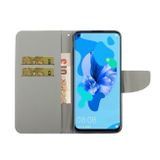 Peňaženkové kožené puzdro na Huawei P20 Lite (2019) - Jade Butterfly