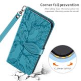 Peňaženkové kožené puzdro LIFE TREE na Xiaomi 13 – Modrá