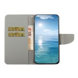 Peňaženkové 3D puzdro PATTERN na Samsung Galaxy A54 5G – Fluorescenčný motýľ