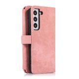 Peňaženkové kožené puzdro 9-CARD na Samsung Galaxy S23 Plus 5G – Ružová