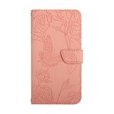 Peňaženkové kožené puzdro EMBOSSED na Samsung Galaxy A34 5G – Ružová