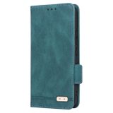 Peňaženkové kožené puzdro CLASP na Samsung Galaxy A54 5G – Zelená