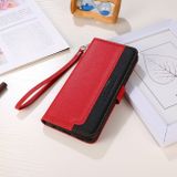 Peňaženkové kožené puzdro KHAZNEH Litchi na Xiaomi Redmi Note 13 4G - Červená
