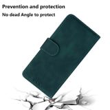 Peňaženkové kožené puzdro PURE COLOR na Samsung Galaxy A54 5G – Zelená