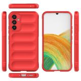 Gumený kryt FLANNEL na Samsung Galaxy A34 5G - Červená