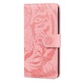 Peňaženkové kožené puzdro TIGER na Samsung Galaxy A54 5G – Ružová