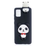 Gumený kryt 3D na Samsung Galaxy A41 - Panda with Red Bow