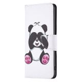 Peňaženkové kožené puzdro Drawing na Xiaomi Redmi Note 12 Pro+ 5G - Panda