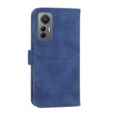 Peňaženkové kožené puzdro DIERFENG na Xiaomi 12X – Modrá