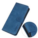 Peňaženkové kožené puzdro KHAZNEH Retro na Honor X8a - Modrá