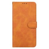 Peňaženkové kožené puzdro Leather na Samsung Galaxy A24 - Hnedá