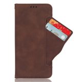 Peňaženkové kožené puzdro Calf Card na Honor Magic5 Lite - Hnedá
