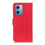 Peňaženkové kožené puzdro KHAZNEH na Xiaomi Redmi Note 12 5G – Červená