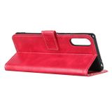 Peňaženkové kožené puzdro na Sony Xperia L4 - red